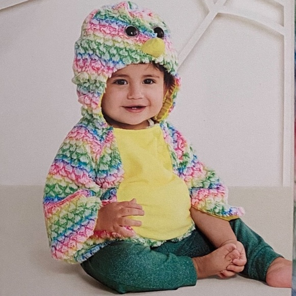 Hyde & Eek Baby Rainbow Ostrich Halloween Costume NWT Size 6-12 Months - Picture 1 of 6